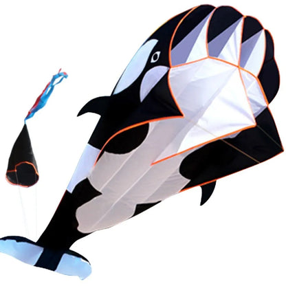 Single Line Whale Kite with Handle and String red-color by HitMyNeed