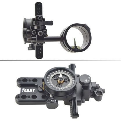 Single Pin Compound Bow Sight with 0.019 Fiber by HitMyNeed