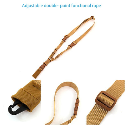 Single Point Tactical Rifle Sling with Metal Buckle by HitMyNeed