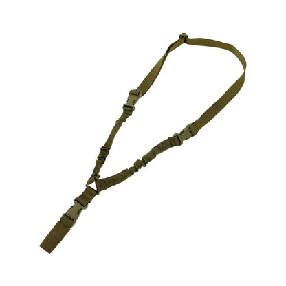 Single Point Tactical Rifle Sling with Metal Buckle by HitMyNeed