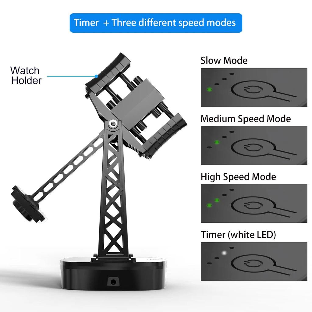 Single Watch Winder with Timer and Speed Control by HitMyNeed