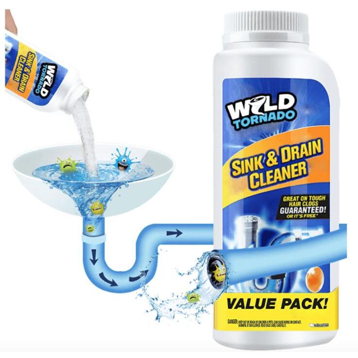Sink Drain Cleaner Powder Clog Remover by HitMyNeed