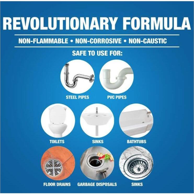 Sink Drain Cleaner Powder Clog Remover by HitMyNeed