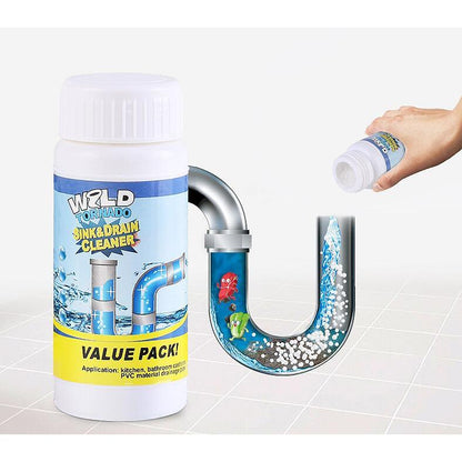 Sink Drain Cleaner Powder Clog Remover by HitMyNeed