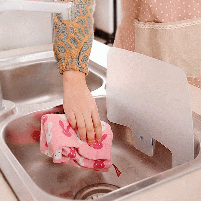 Sink Water Splash Guard with Suction Cups by HitMyNeed