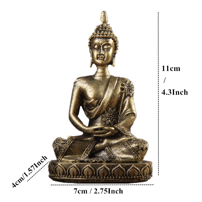 Sitting Buddha Sandstone Statue for Aquariums by HitMyNeed