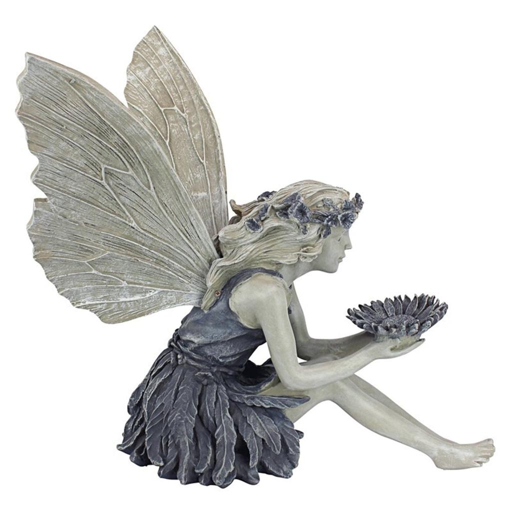 Sitting Garden Fairy Statue Ornament by HitMyNeed