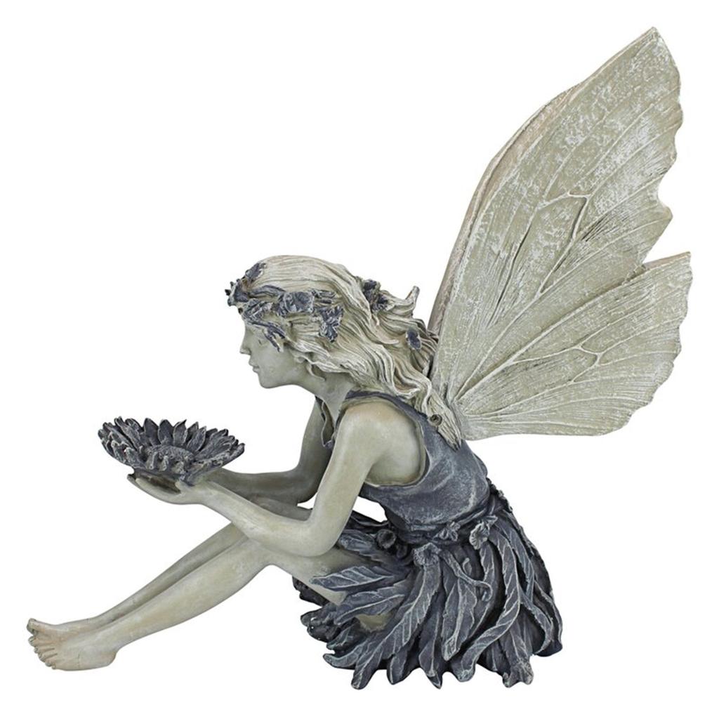 Sitting Garden Fairy Statue Ornament by HitMyNeed
