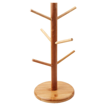 Six Branch Wooden Mug Tree Stand by HitMyNeed