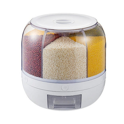 Six Grids Rotating Rice and Grain Dispenser by HitMyNeed