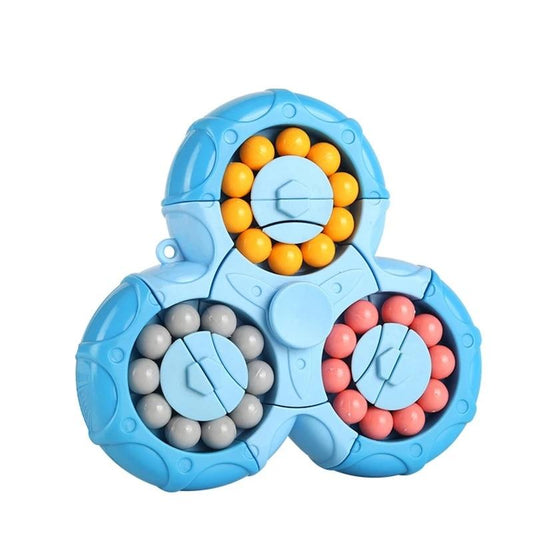 Six-Side Rotating Triangle Fidget Spinner Cube Toy by HitMyNeed