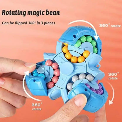 Six-Side Rotating Triangle Fidget Spinner Cube Toy by HitMyNeed