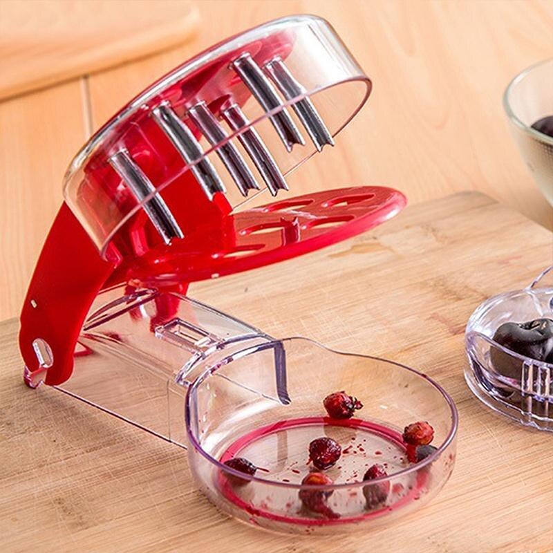 Six Slot Cherry Pitter Seed Remover Tool by HitMyNeed