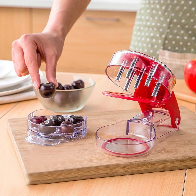 Six Slot Cherry Pitter Seed Remover Tool by HitMyNeed
