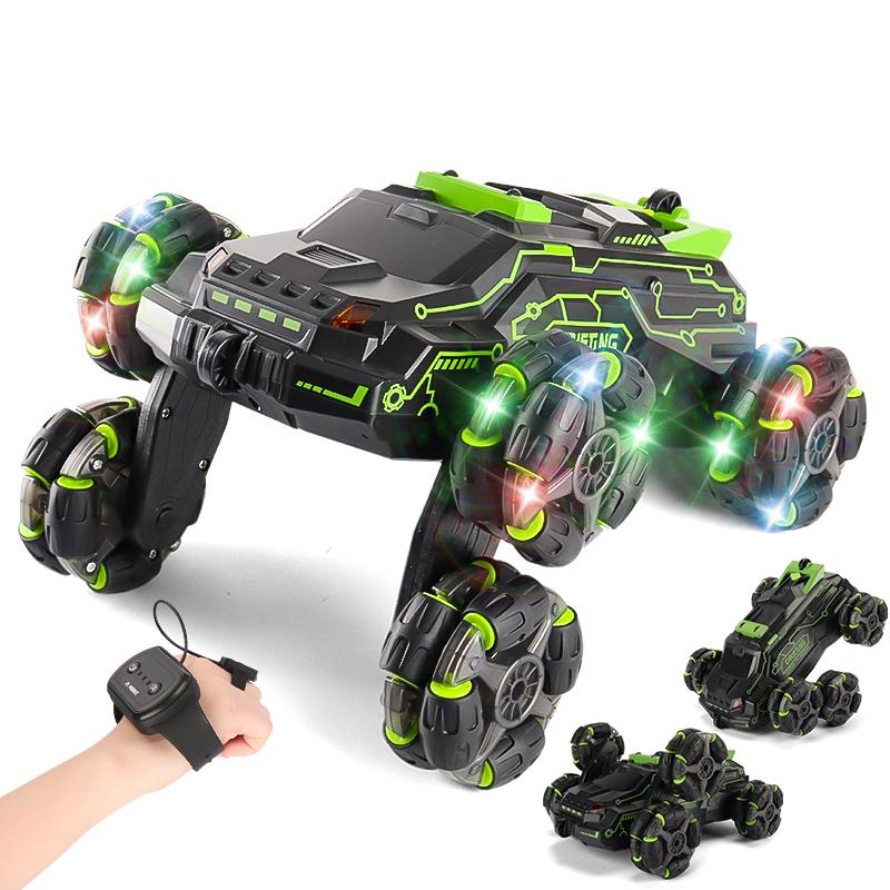 Six-Wheel 4WD RC Stunt Car with Gesture Control by HitMyNeed