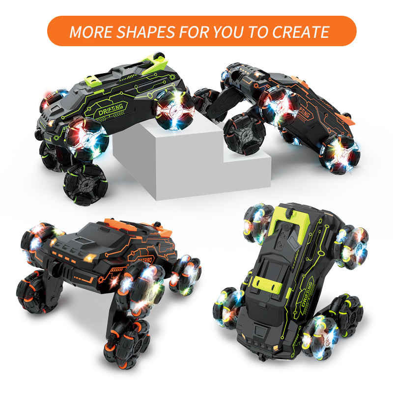 Six-Wheel 4WD RC Stunt Car with Gesture Control by HitMyNeed