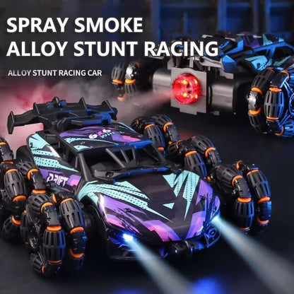 Six Wheel RC Stunt Drift Car with Spray Effect by HitMyNeed