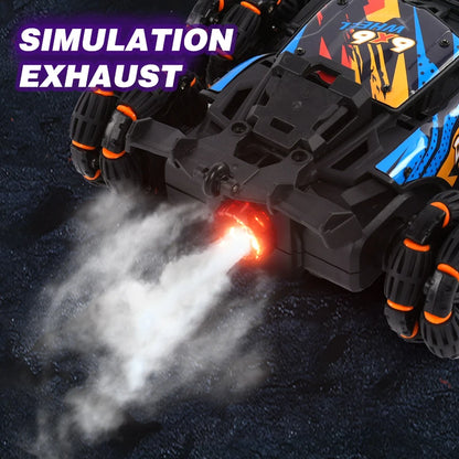 Six Wheel RC Stunt Drift Car with Spray Effect by HitMyNeed