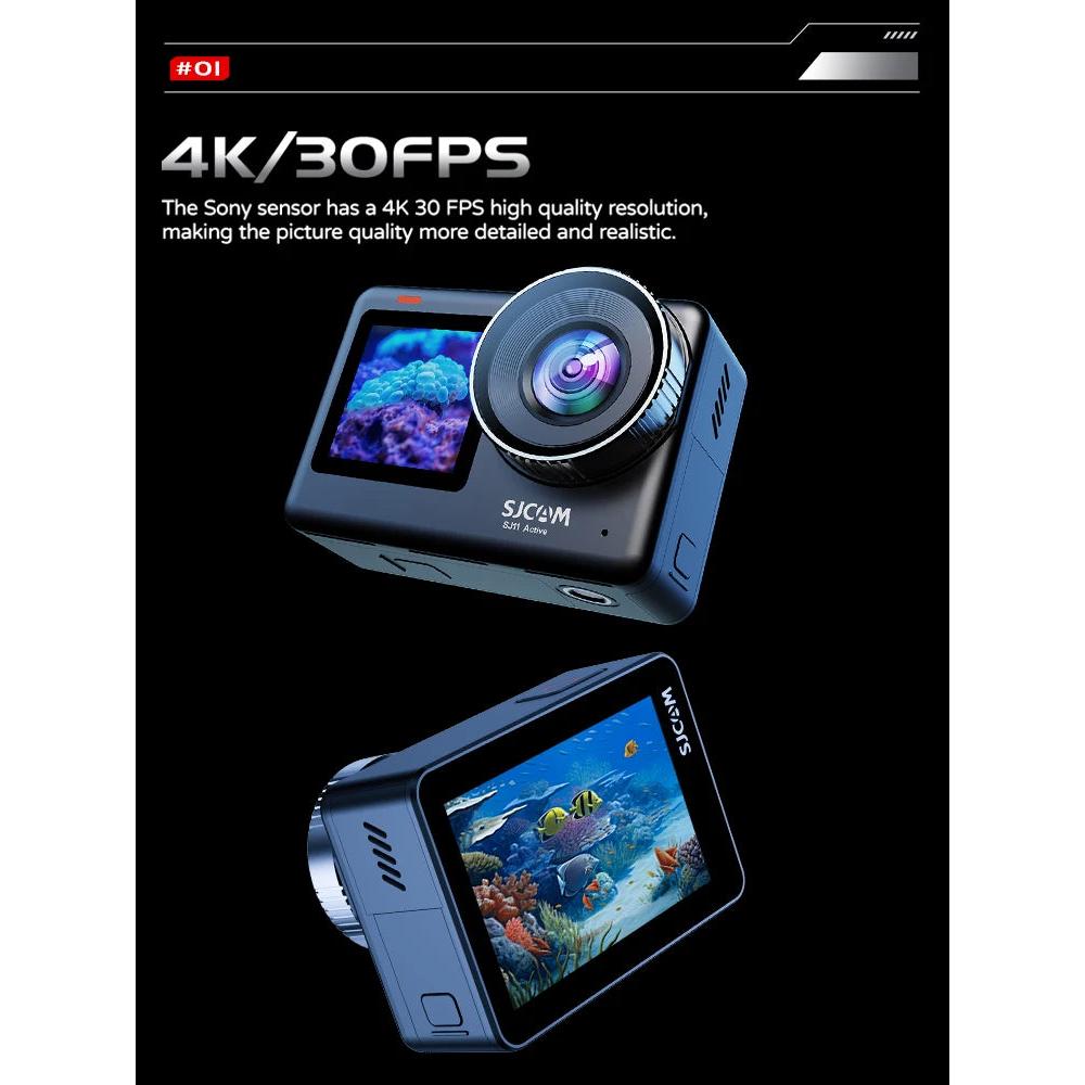 SJ11 4K Action Camera with Dual Screen & WiFi by HitMyNeed