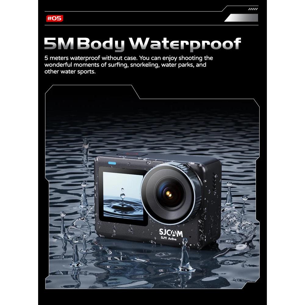 SJ11 4K Action Camera with Dual Screen & WiFi by HitMyNeed