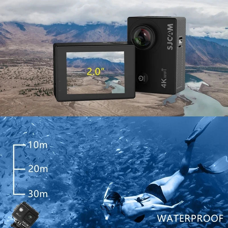 SJCAM SJ4000 Air 4K WiFi Waterproof Action Camera by HitMyNeed
