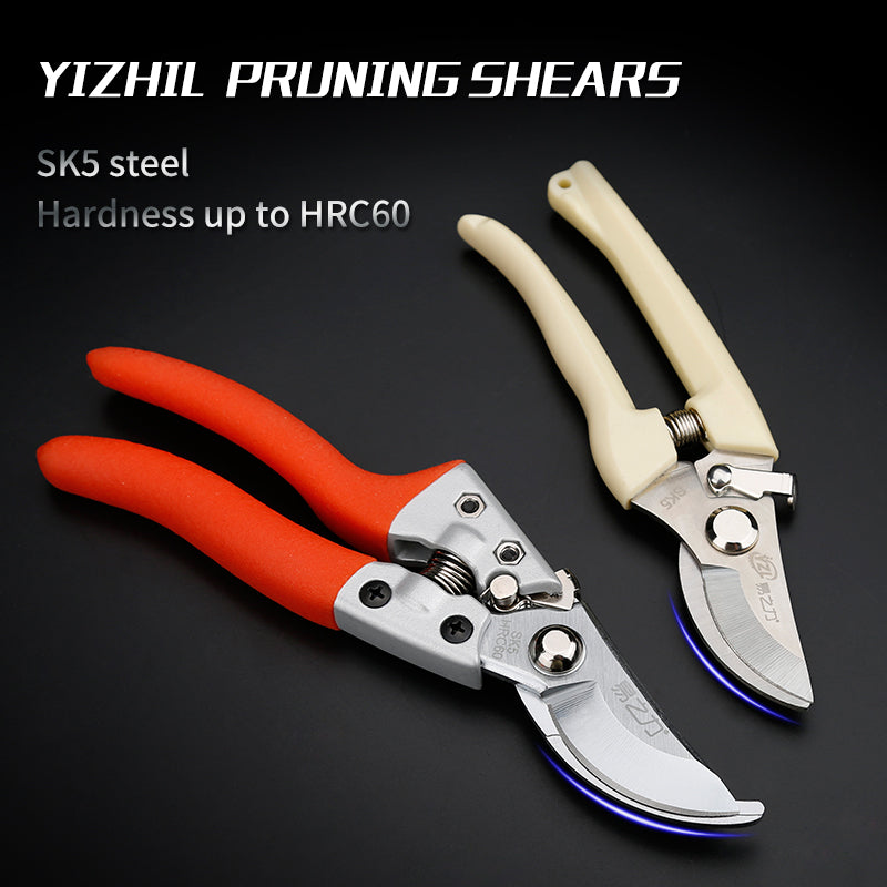 SK5 Steel Garden Pruning Shears with Safety Lock by HitMyNeed