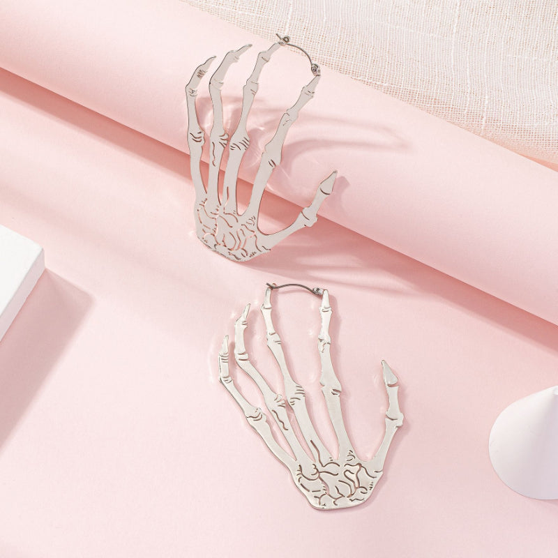 Skeleton Hand Drop Earrings for Halloween & Cosplay by HitMyNeed
