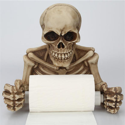 Skeleton Wall-Mount Toilet Paper Holder, Resin by HitMyNeed