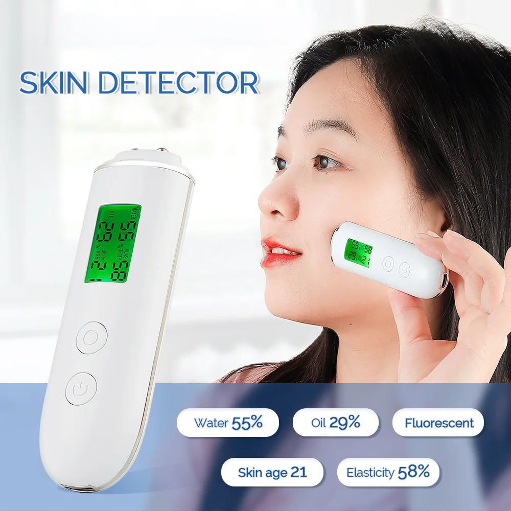 Skin Moisture, Oil & Elasticity Analyzer Meter by HitMyNeed