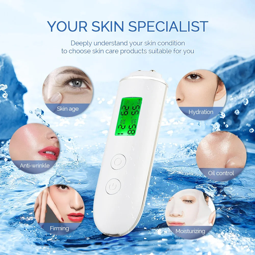 Skin Moisture, Oil & Elasticity Analyzer Meter by HitMyNeed