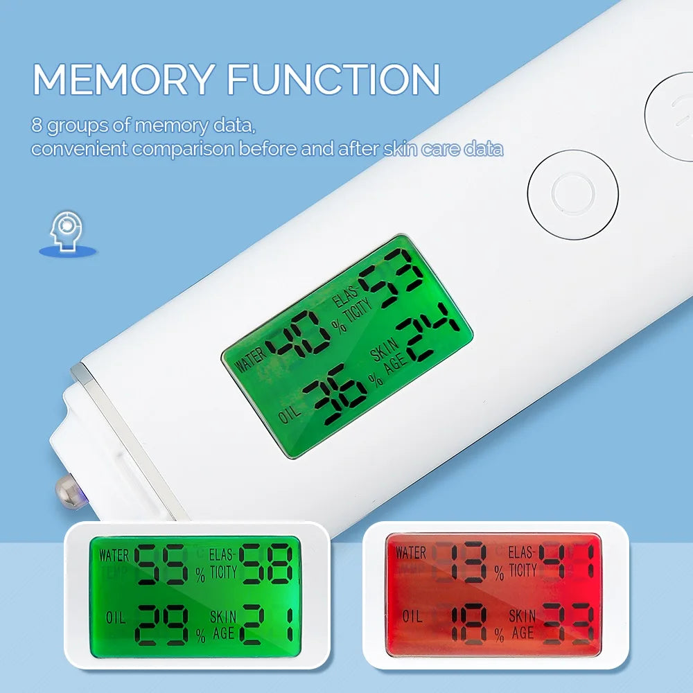 Skin Moisture, Oil & Elasticity Analyzer Meter by HitMyNeed