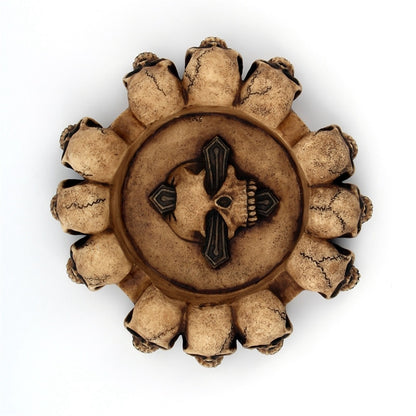 Skull Ashtray Gothic Resin Home Decoration by HitMyNeed