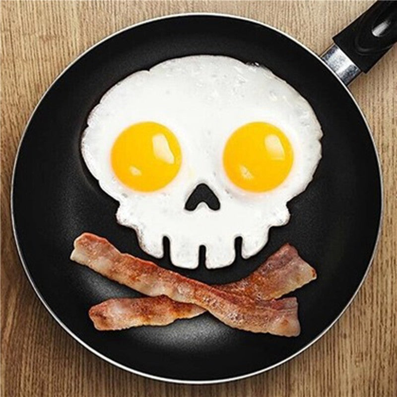 Skull Egg Mold for Fun Sunny Side Up Eggs by HitMyNeed