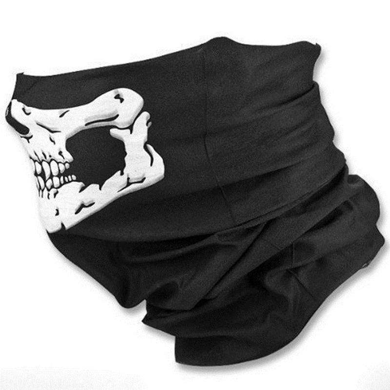 Skull Face Bandana Outdoor Mask by HitMyNeed