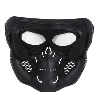 Skull Full Face Tactical Mask with Colored Goggles by HitMyNeed