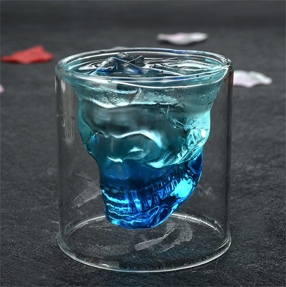 Skull Head Double-Wall Doomed Shot Glass 25 ml by HitMyNeed
