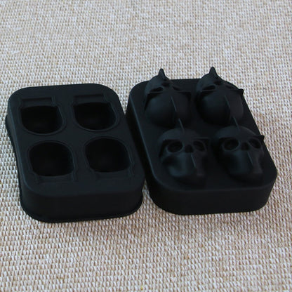 Skull Ice Cube Tray 3D Silicone Mold by HitMyNeed