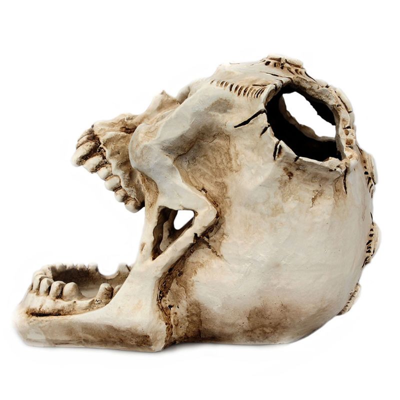 Skull Pen Holder Gothic Desk Organizer by HitMyNeed