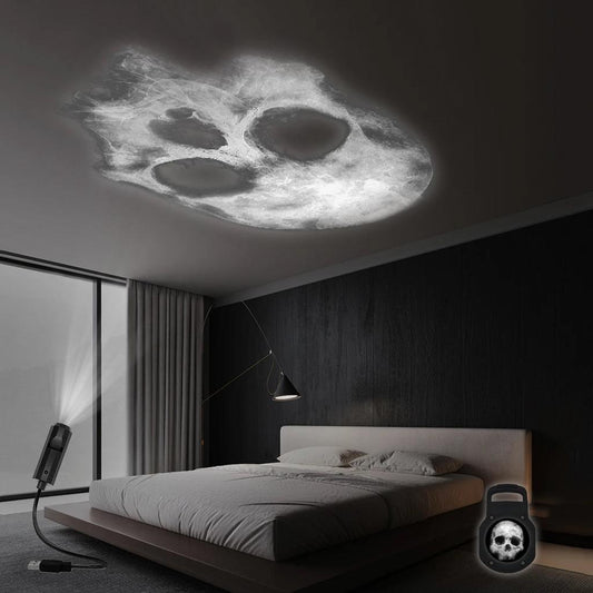 Skull Projection USB Night Light by HitMyNeed