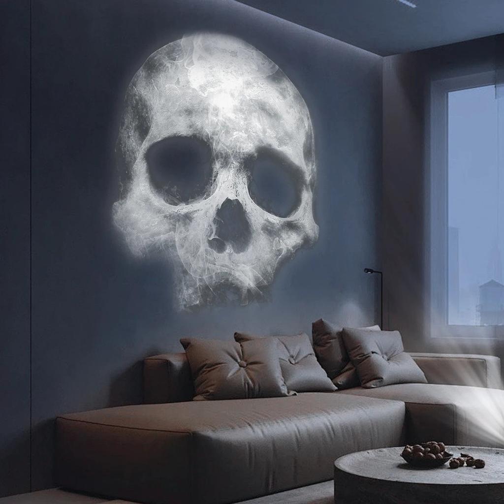 Skull Projection USB Night Light by HitMyNeed