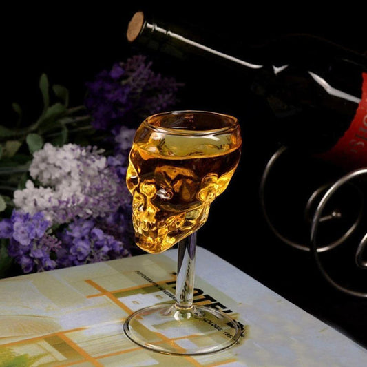 Skull Wine Glass 75ml Borosilicate Cocktail Cup by HitMyNeed