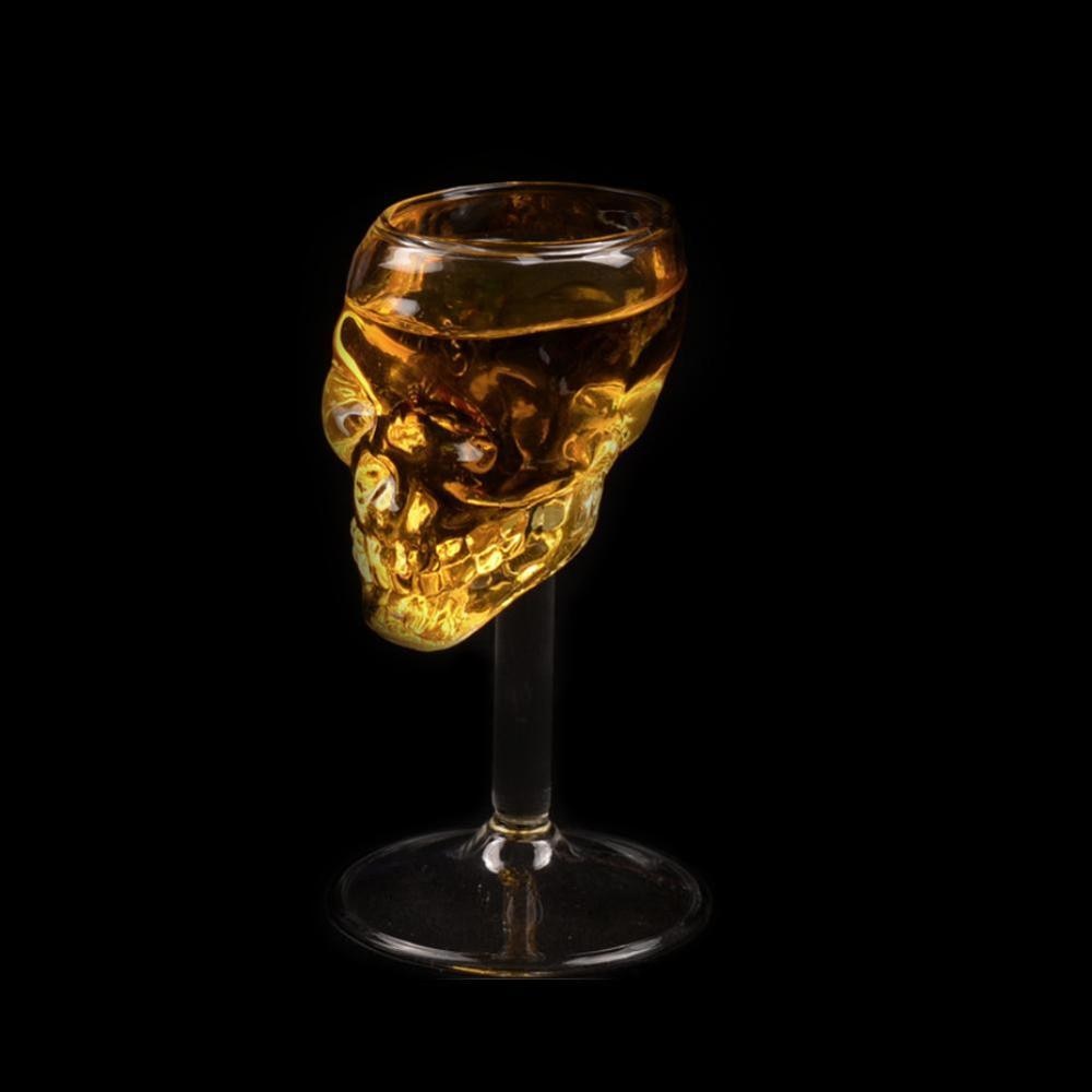 Skull Wine Glass 75ml Borosilicate Cocktail Cup by HitMyNeed