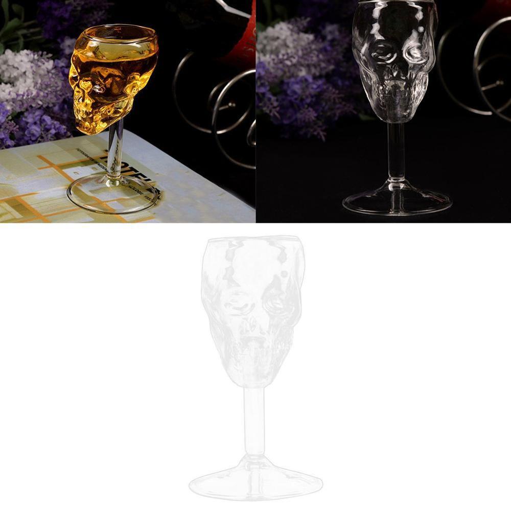 Skull Wine Glass 75ml Borosilicate Cocktail Cup by HitMyNeed
