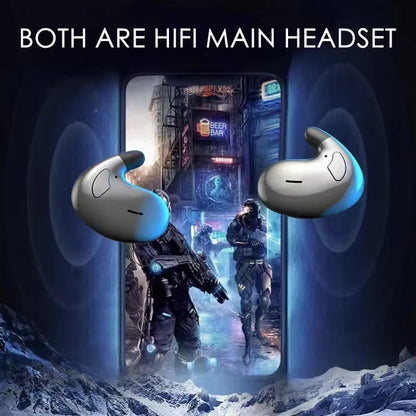 Sleep Invisible Bluetooth 5.3 Noise Cancelling Earbuds by HitMyNeed