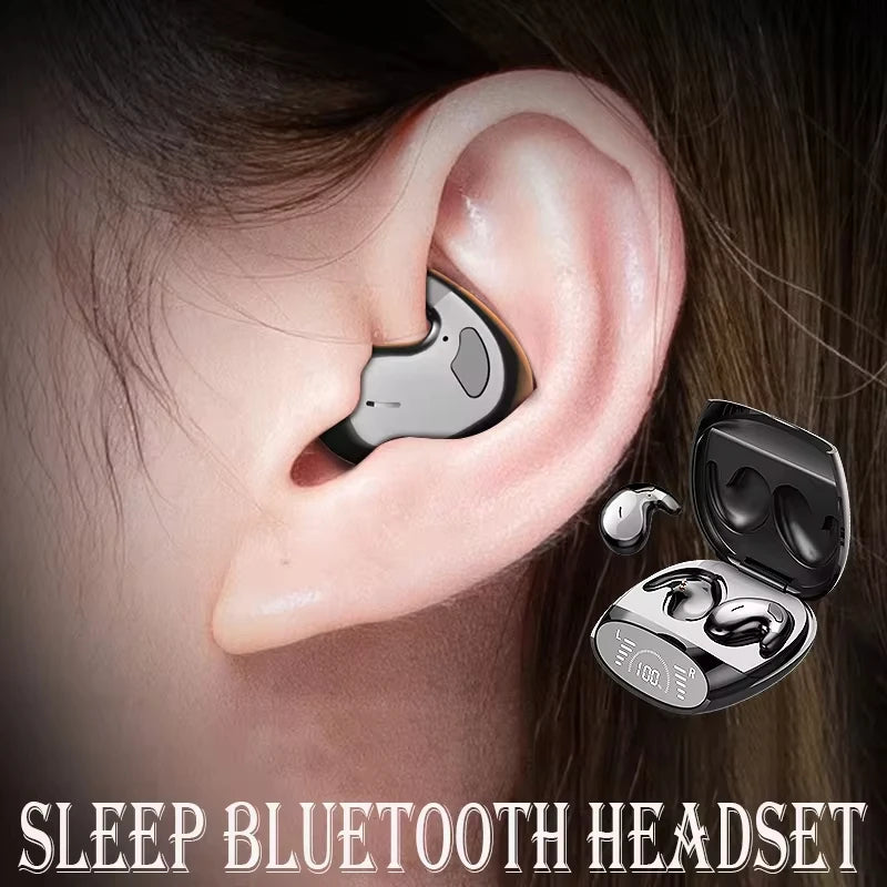 Sleep Invisible Bluetooth 5.3 Noise Cancelling Earbuds by HitMyNeed