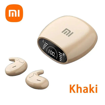 Sleep Invisible Bluetooth 5.3 Noise Cancelling Earbuds khaki by HitMyNeed