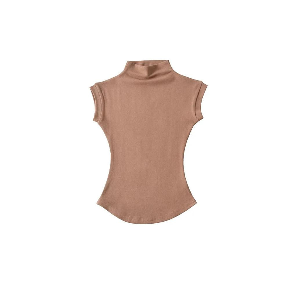 Sleeveless Women's Turtleneck Top by HitMyNeed