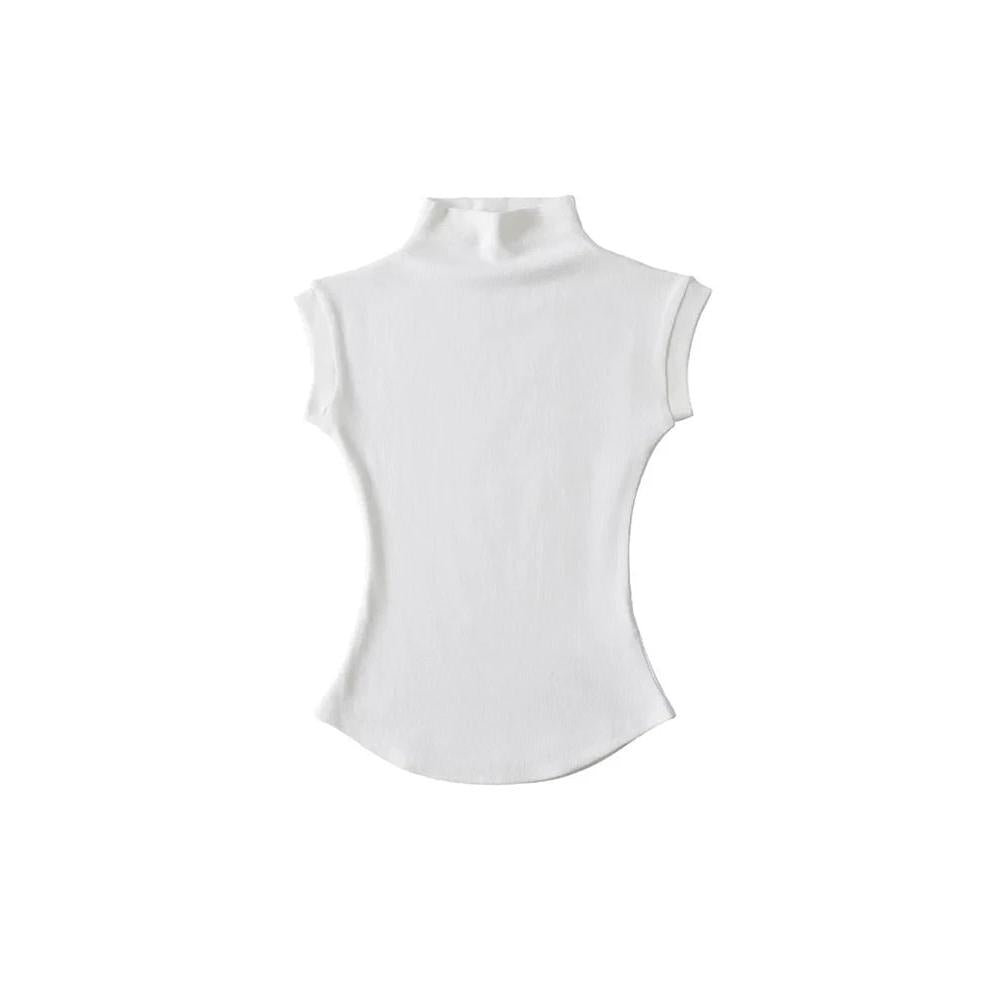 Sleeveless Women's Turtleneck Top by HitMyNeed