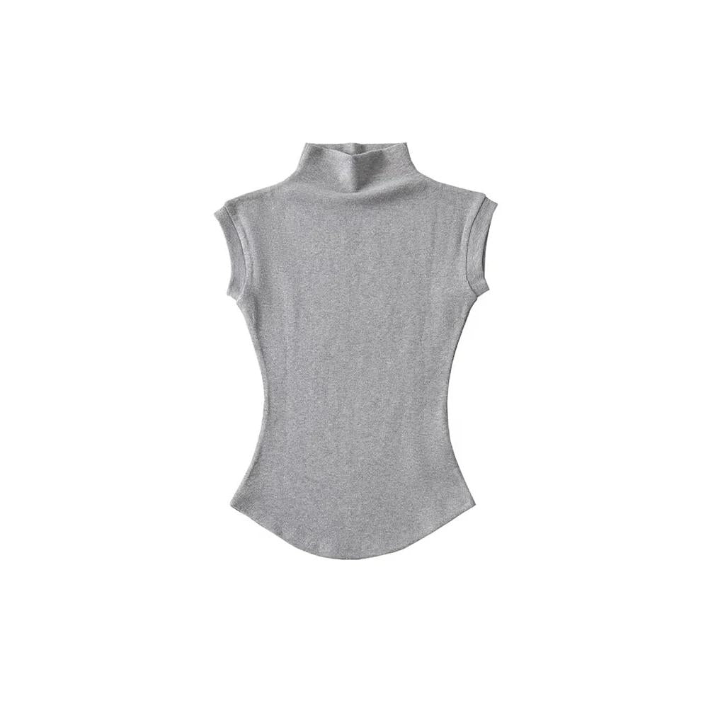 Sleeveless Women's Turtleneck Top by HitMyNeed