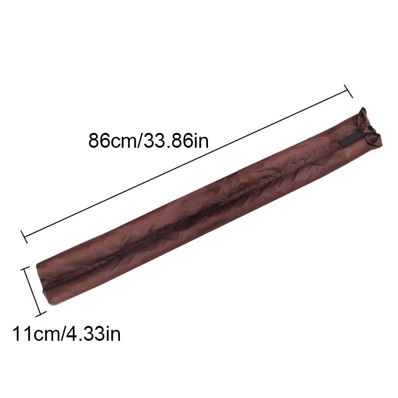 Slide-On Cloth Door Draft Guard by HitMyNeed